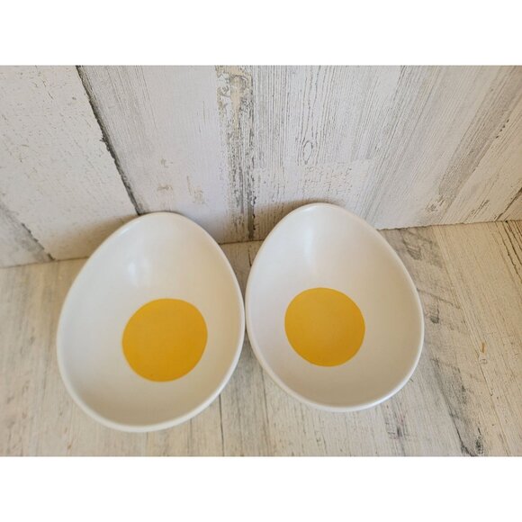 Dept‎ 56 egg bowl yolk unique home decor set figure boiled farm - Picture 2 of 6